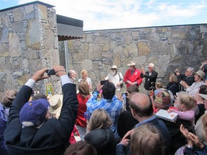 And the ribbon is cut by Grant and the Chief Minister