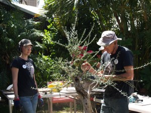 The big Olive ended up a team effort. Terry said if it came out nice the tree was hers, otherwise Mark could keep it.