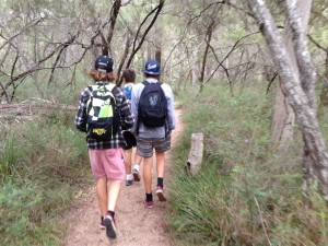 Next morning we headed off into the scrub to check out the creek and the view