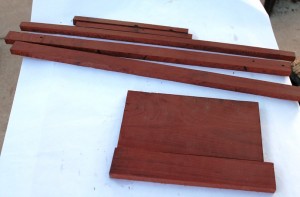 All the pieces cut